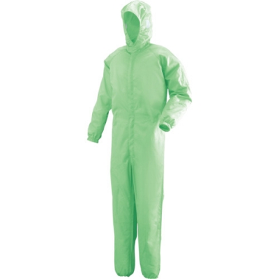 綠安全MIDORI  C1351G-M 食品行業(yè)一體型工作服