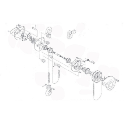 鬼頭KITO   C1FA015-10712   ＣB020用部品　鉤鎖組