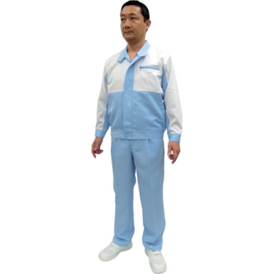 嘉德納 GUARDNER EG372014L 工作服裝白×藍(lán)色 4L